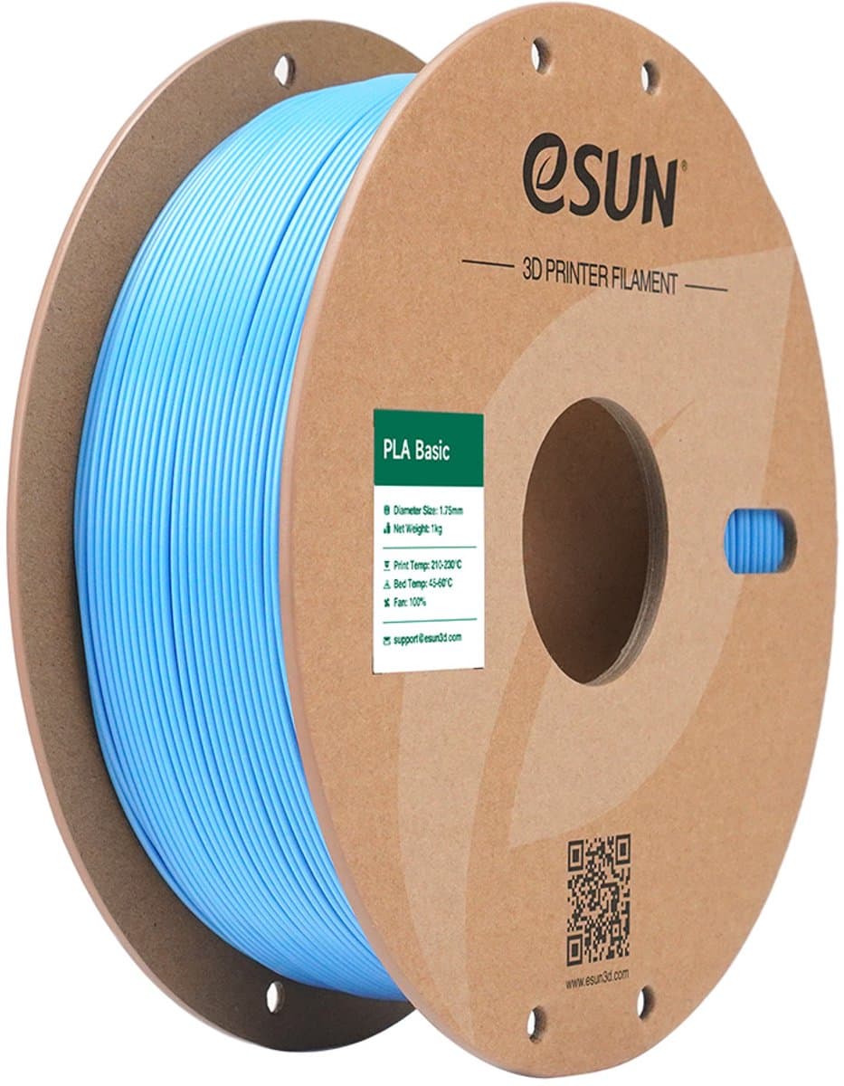 eSun PLA-Basic Lichtblauw / Light blue 1 kg - 1.75mm - 3D printer filament