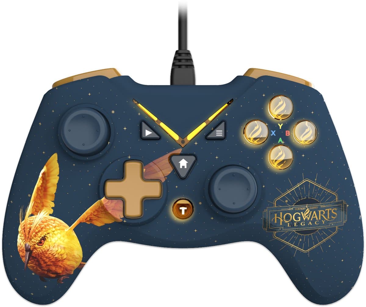 Freaks and Geeks USB Controller - Ergonomische Triggers - Vibratie - Harry Potter Golden Vivet - PC