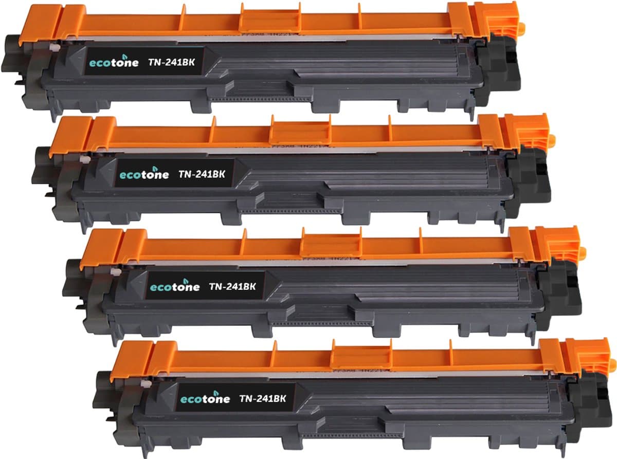 Ecopack (Replaces Brother TN-241BK toner) 4xBL - (BL 4x2500 Pages)