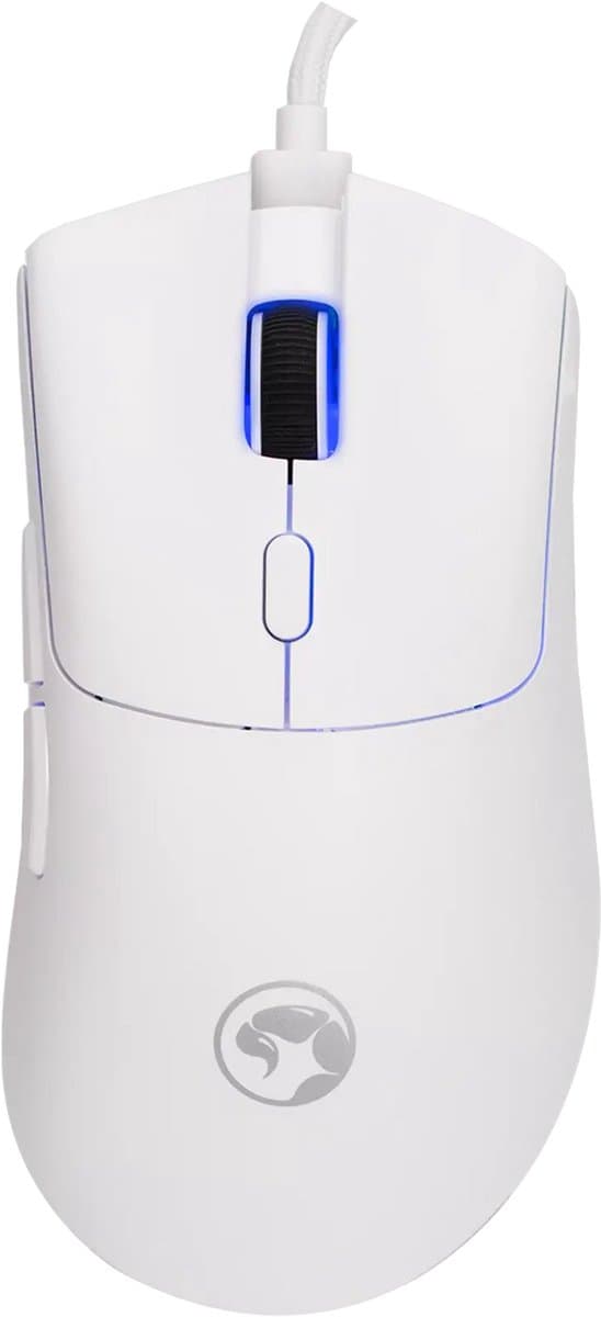 MARVO Niro 40 White – Ultralichte Bedrade Gaming Muis met PMW3327 Sensor