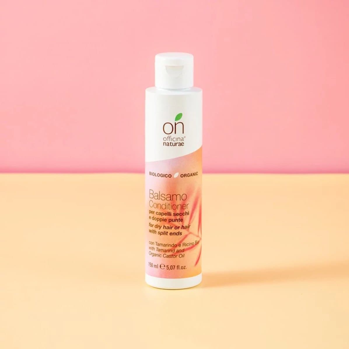 onYOU Conditioner droog en beschadigd haar - Haar met gespleten punten - met biologische castorolie en tamarinde - Vocht-inbrengend en voedend - 150 ml - Officina Naturae