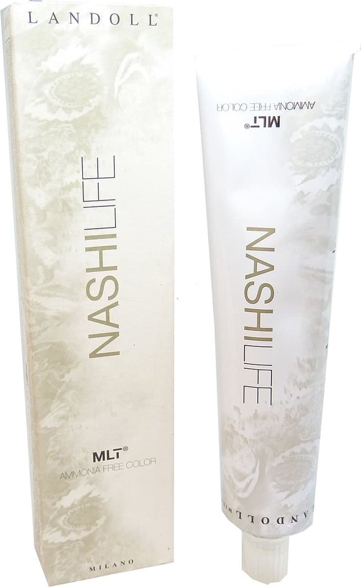 Landoll Nashi Life Ammonia Free Crème Haarkleur Permanente Kleuring 60ml - X/09,8 Very Light Pearl Blonde / Sehr Helles Perl Blond