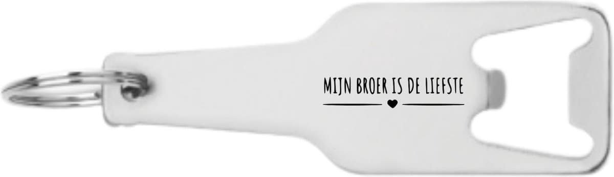 Akyol - mijn broer is de liefste flesopener - Broer - cadeau broer - leuk cadeau voor je broer om te geven - verjaardag broer - 105 x 25mm