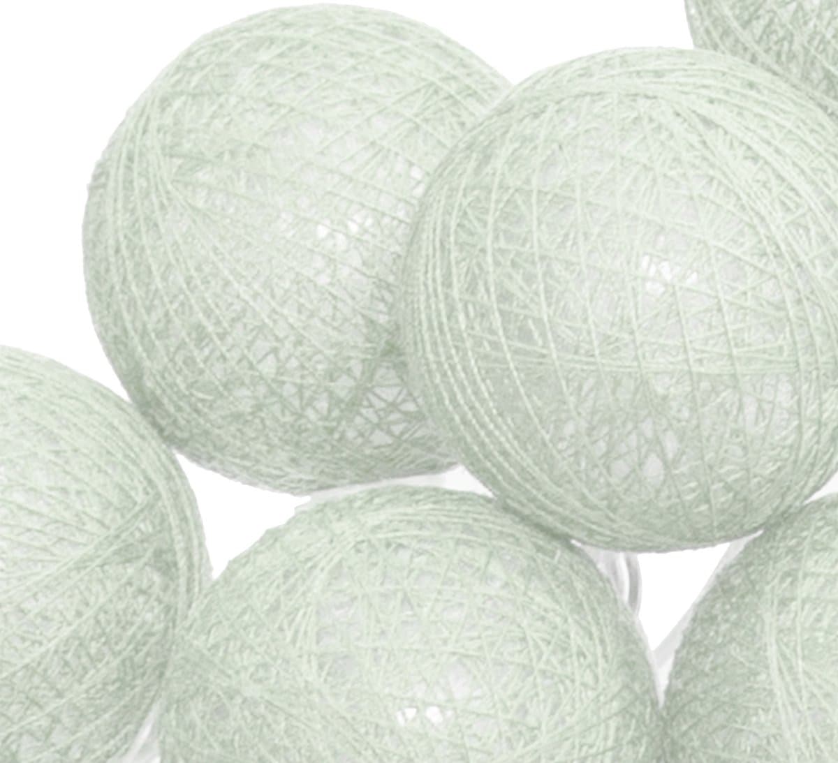 Atmosphera LED Slinger - 10 Ballen, Lichtgroen, 165 cm
