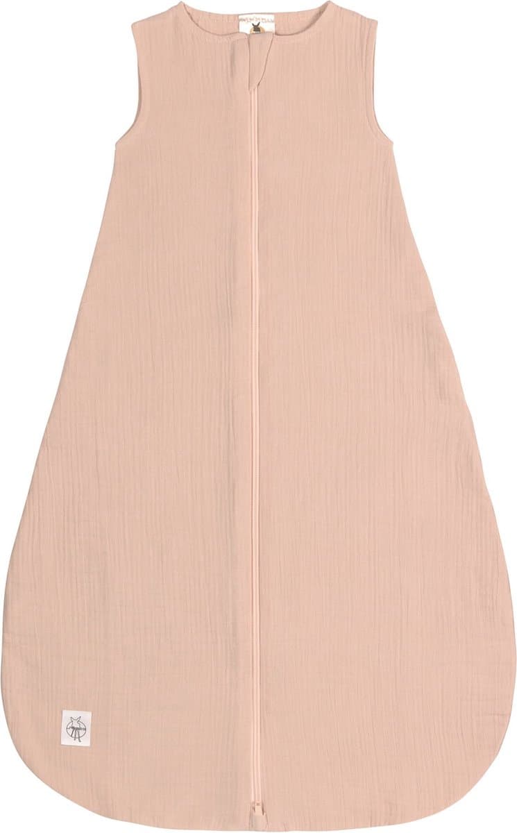 Lässig Babyslaapzak Zomer Muslin GOTS - powder prink 2-6 mnd maat 62/68