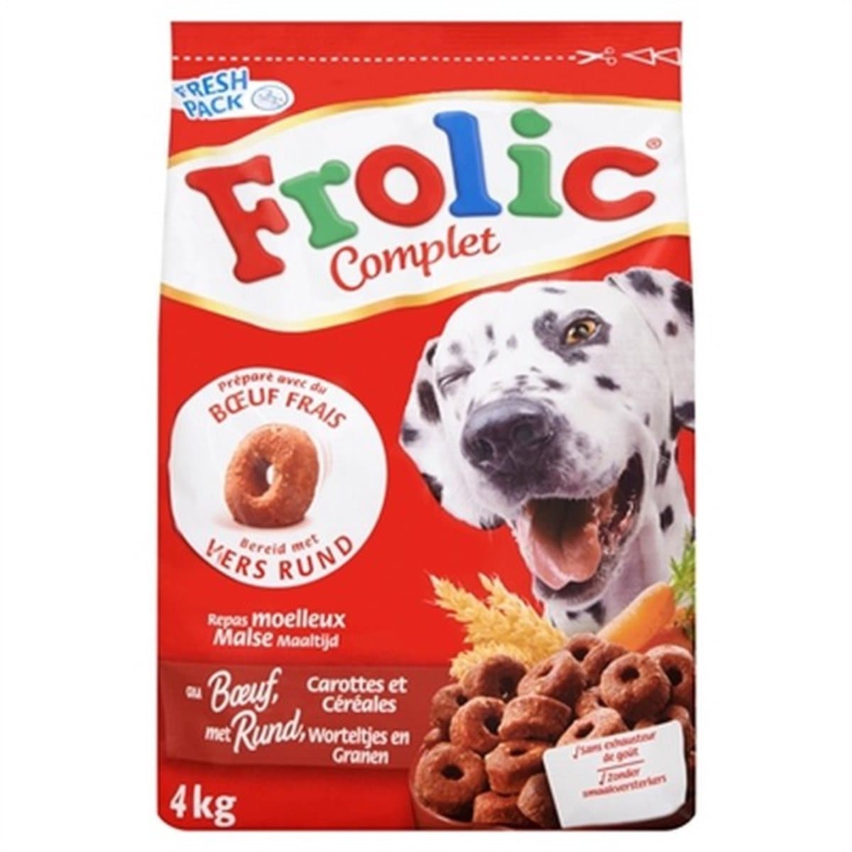 Frolic - hond - adult - droogvoer - rund - 12 kg