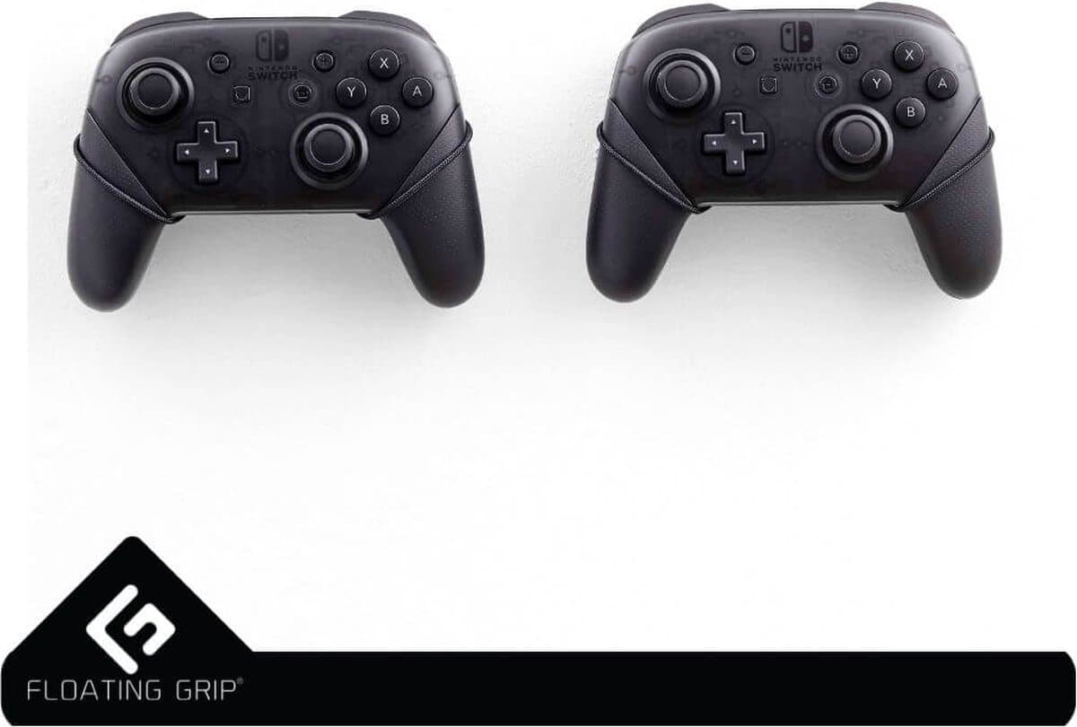 Nintendo Switch Pro Controller Wall Mount By Floating Grip, Black