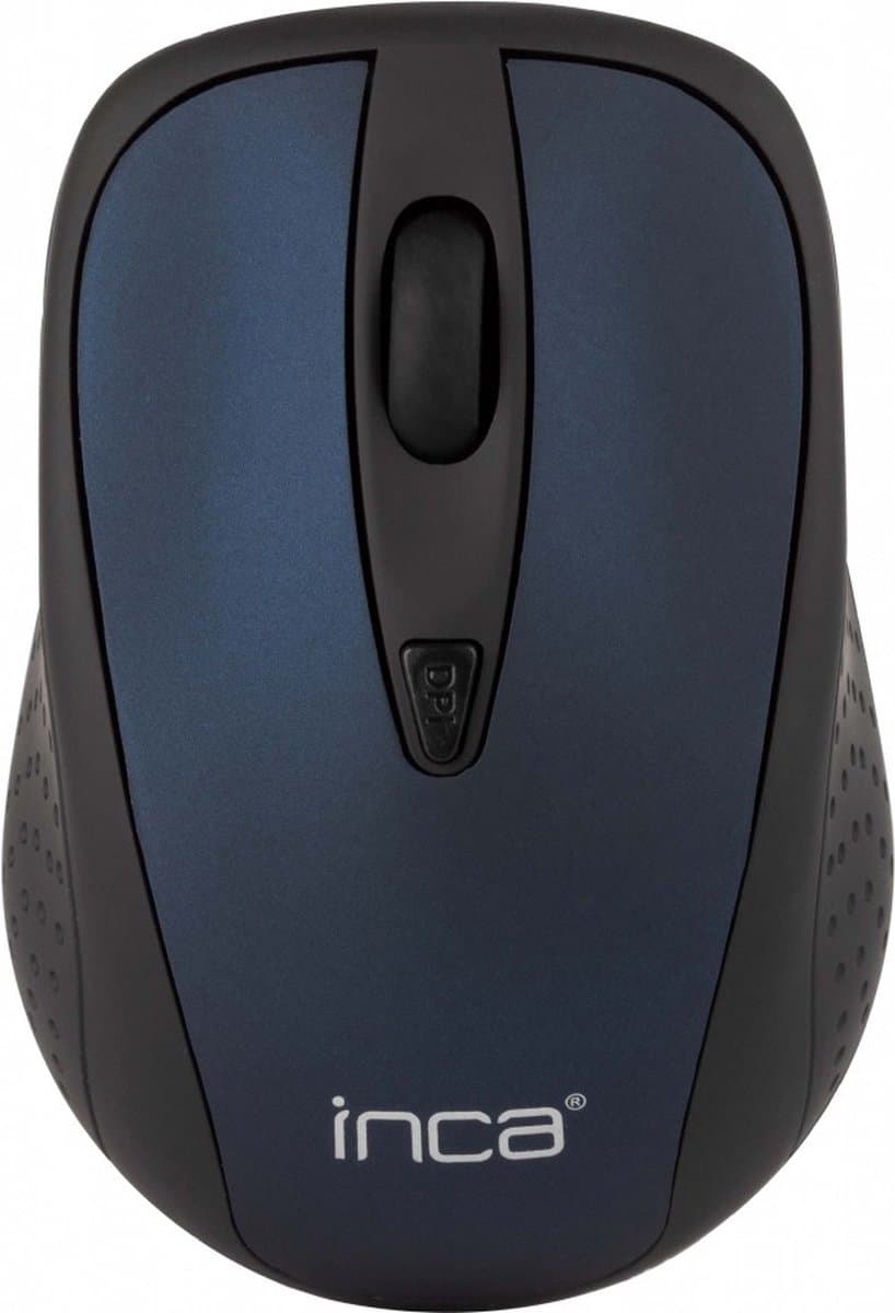 BasicTeQ: Inca IWM-201RL muis Ambidextrous RF Draadloos Optisch 1600 DPI Ergonomisch ontwerp, comfortabel aanraakgevoel Energiebesparende modus, laag stroomverbruik