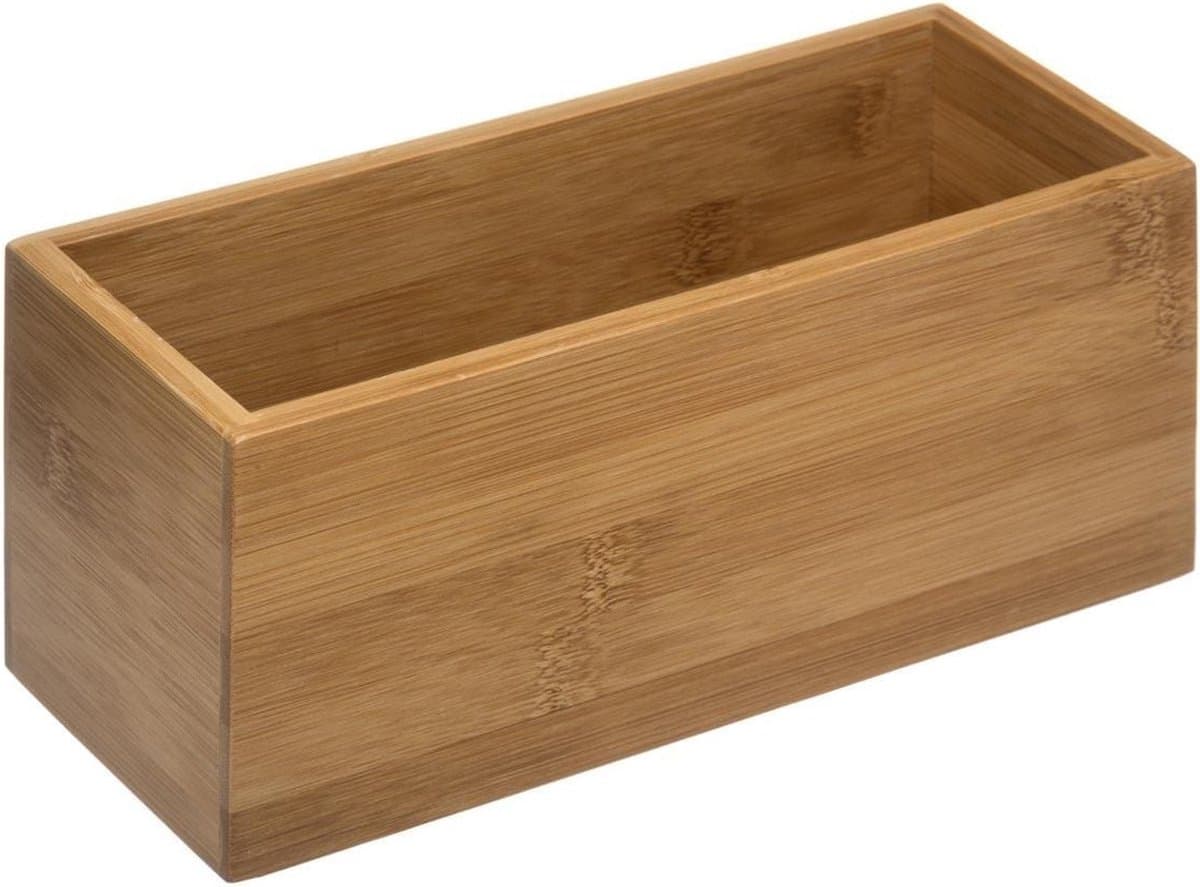 5five Bamboe Opbergdoos - Bruin, 23 x 9 x 9,5 cm