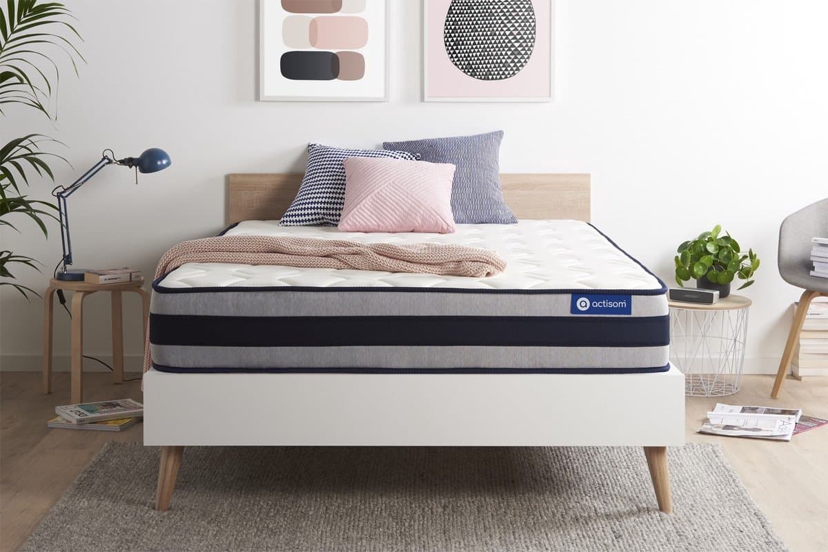 Actilatex ergo matras 180x220cm , Latex en traagschuim , Stevig, 5 comfortzones