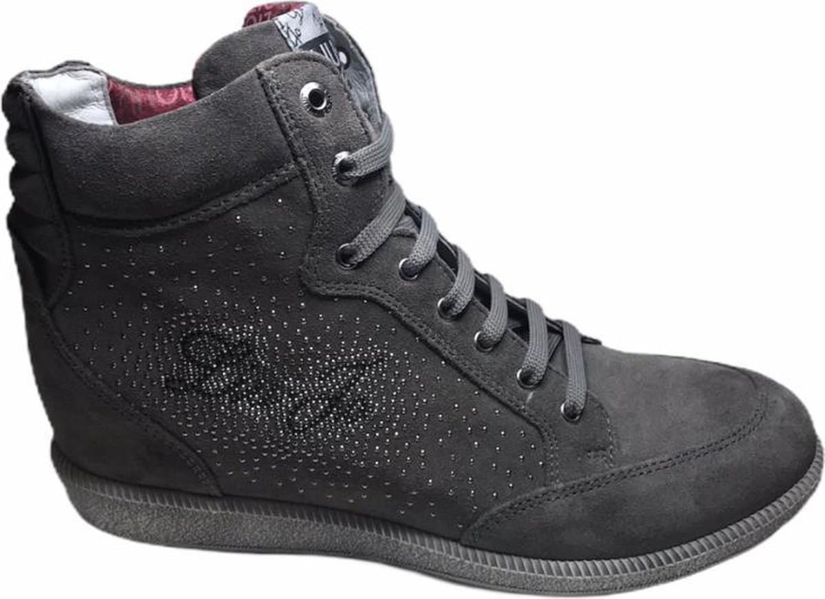 Lui Jo Girl Sleehak veterssneakers UB20847 antracite mt 36