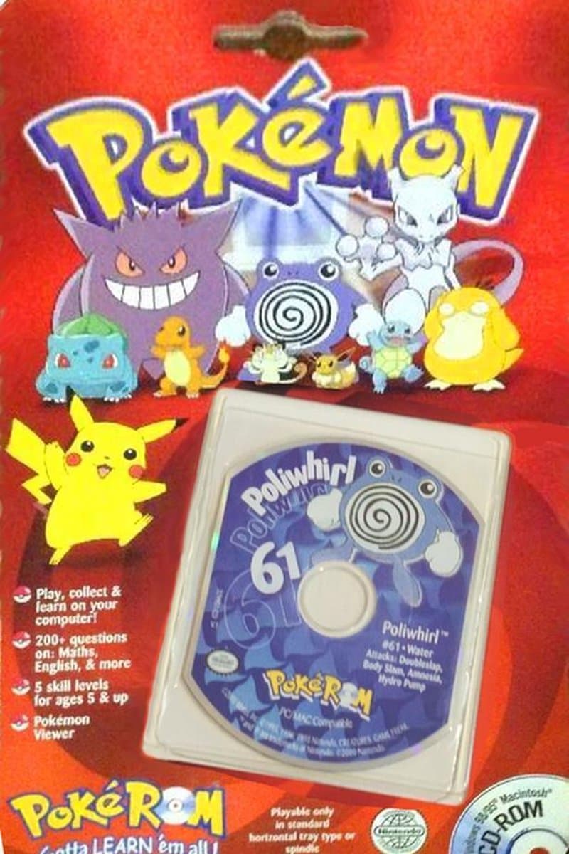 PokéROM - Pokémon 61: Poliwhirl - cd-rom