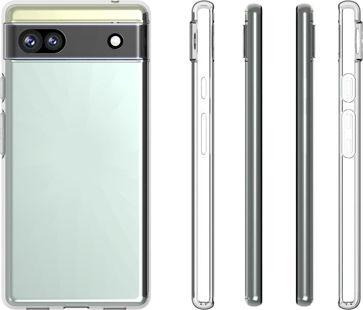 Google Pixel 6A TPU Siliconen Back Cover Transparant
