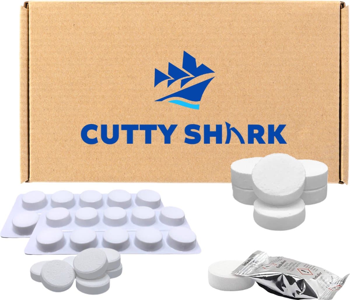CUTTY SHARK® Ontkalker Siemens - 25 Ontkalkingstabletten Koffiemachine + 2 Gratis Reinigingstabletten Koffiemachine - Universeel Geschikt voor Jura, Delonghi, Philips