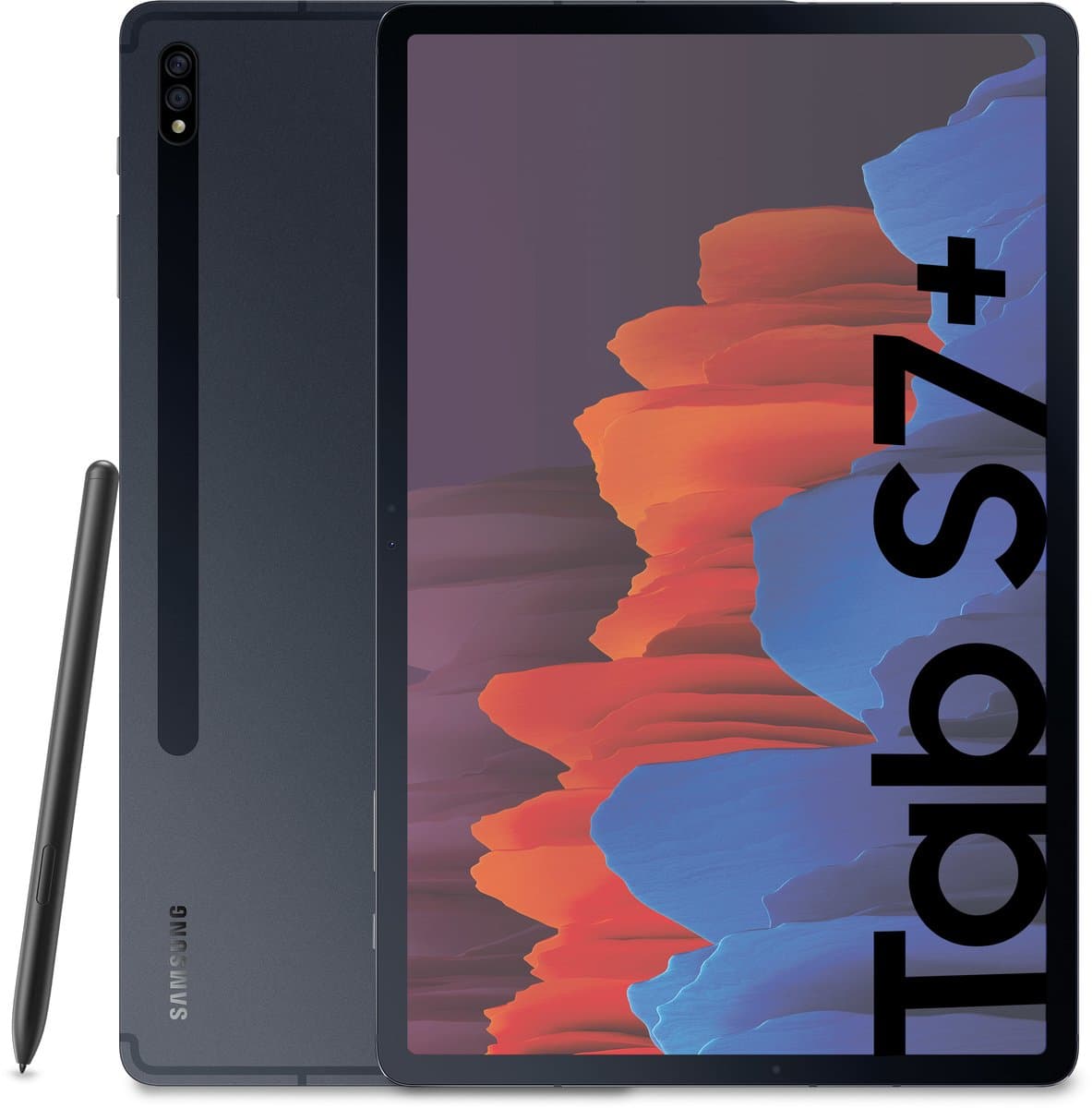 Samsung Galaxy Tab S7+ SM-T970 5G Qualcomm Snapdragon LTE 128 GB 31,5 cm (12.4") 6 GB Wi-Fi 6 (802.11ax) Android 11 Zwart