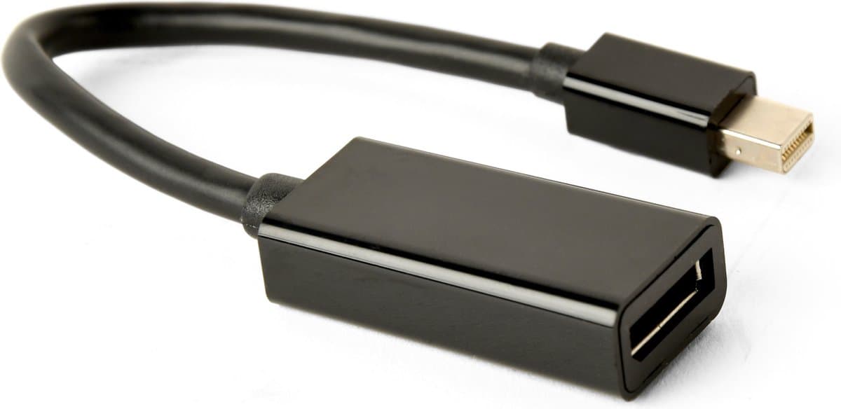Gembird A-mDPM-DPF4K-01 0,15 m Mini DisplayPort DisplayPort Zwart