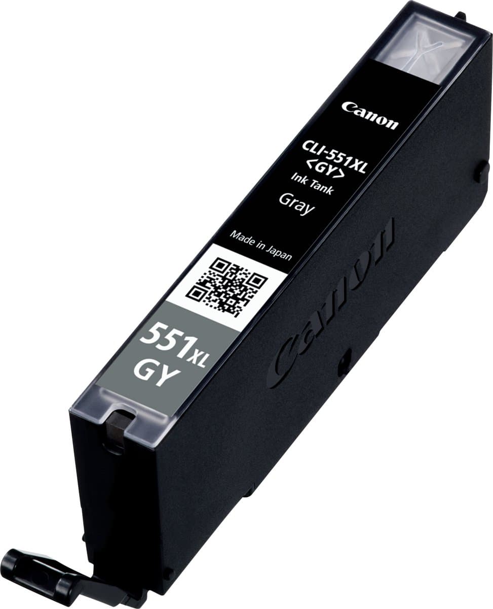 Canon CLI-551XL inktcartridge, origineel, hoog (XL) rendement, grijs