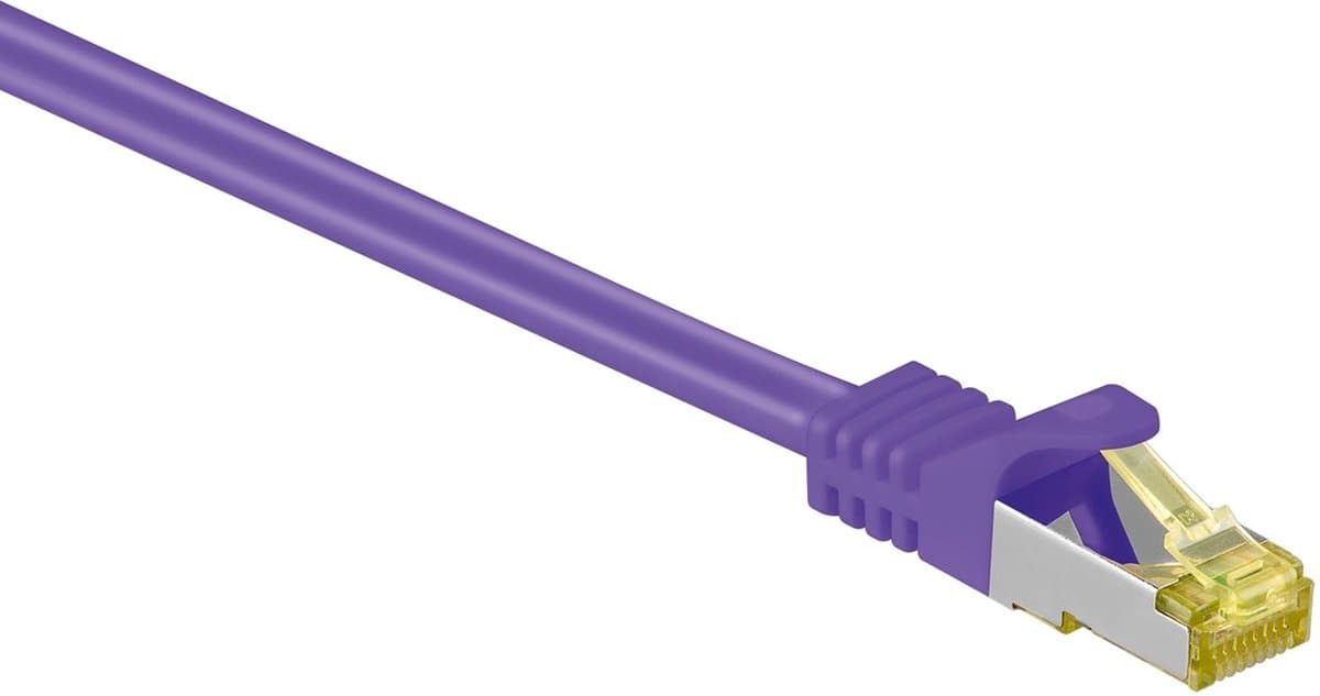 Wentronic 91654 - Cat 7 STP-kabel - RJ45 - 15 m - Paars