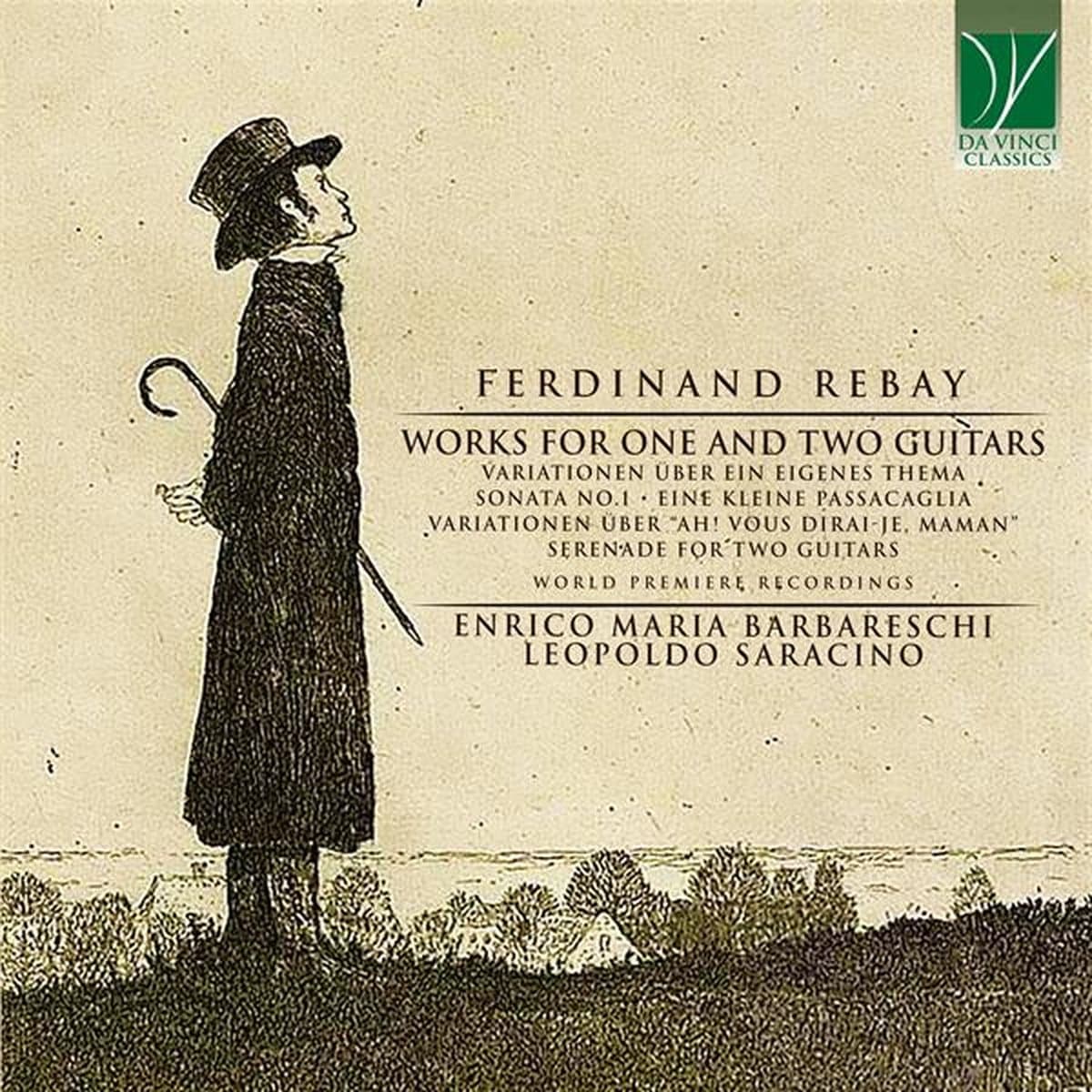 Leopoldo/Barbareschi, Enrico Maria Saracino - Rebay Works For One And Two Guitars (CD)
