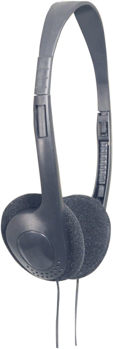 SoundLAB comfortabele on-ear stereo hoofdtelefoon / zwart - 2 meter