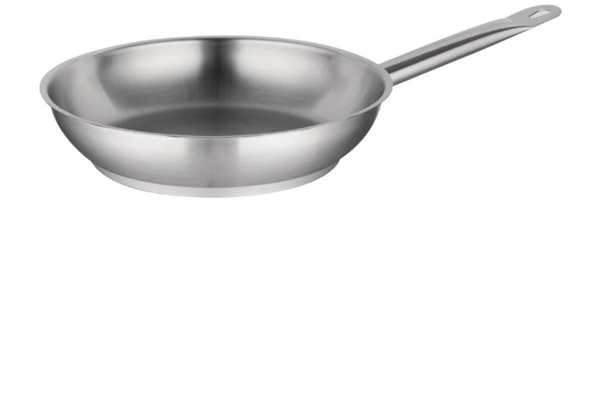 RVS Koekenpan - 28cm - Vogue M926 - Horeca & Professioneel