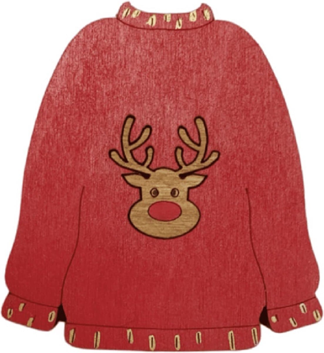 Naaldendoosje - Rode Kersttrui
