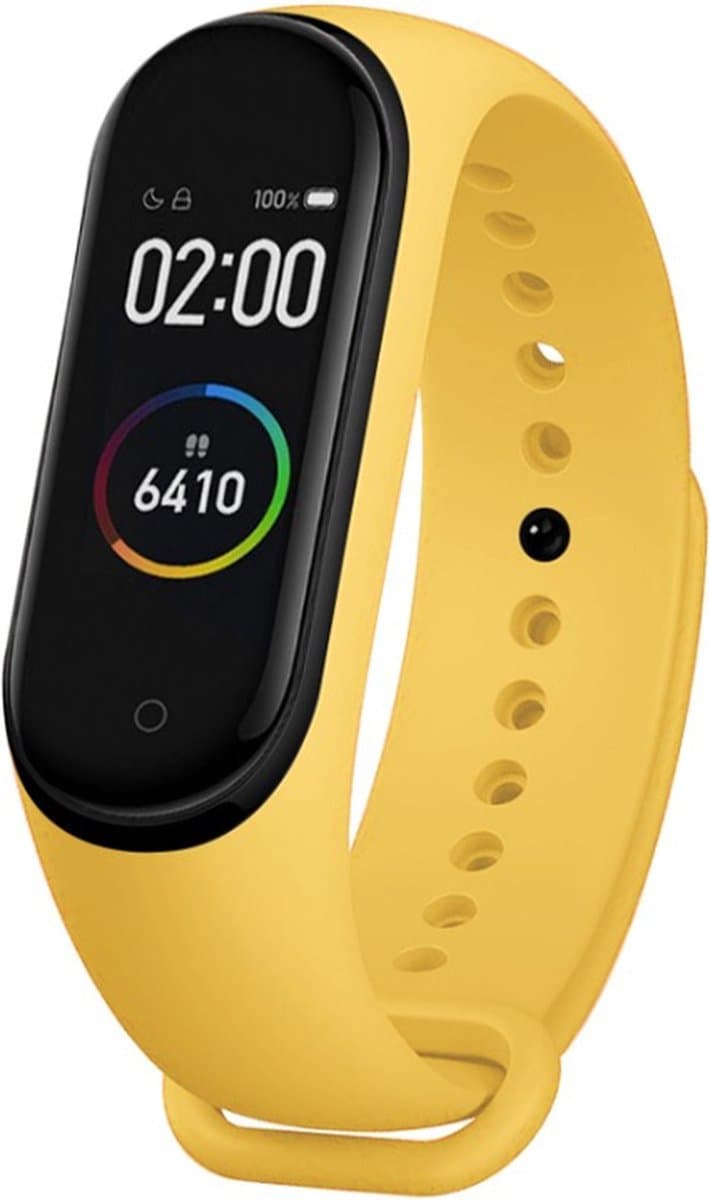 Kiraal Nova - Stappenteller - Activity Tracker - Temperatuurmeter - Bloeddrukmeter - Hartslagmeter - Smartwatch - Horloge - Heren - Dames - Nederlandse Handleiding - Geel