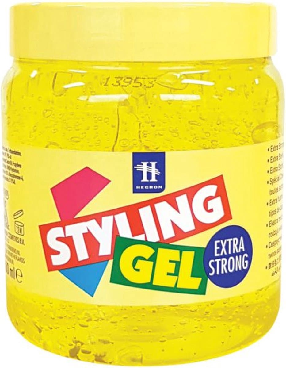 Hegron Haargel Pot Extra Sterk 500 ml