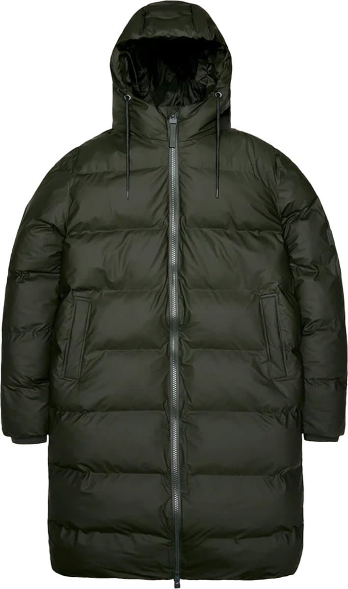 Rains Alta Lange Puffer Jas W3T4