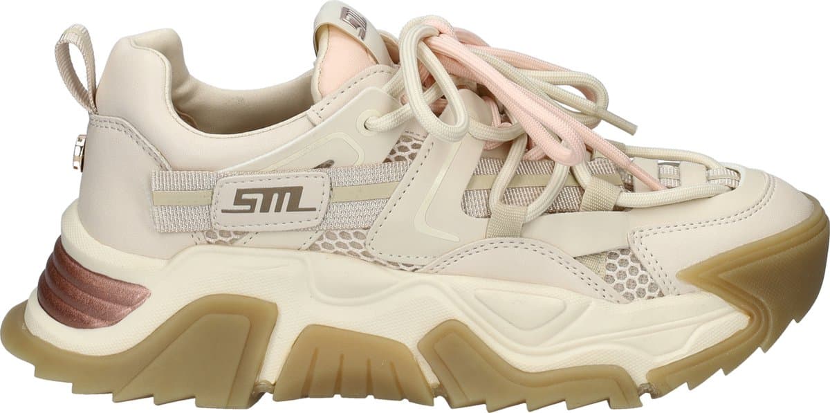 Steve Madden Kingdom-E Sneakers Laag - Beige - Maat 38