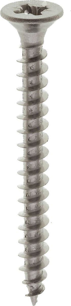 Deltafix spaanplaatschroef platkop / kruiskop r.v.s. a2 4.0 x 50 mm 200 st.
