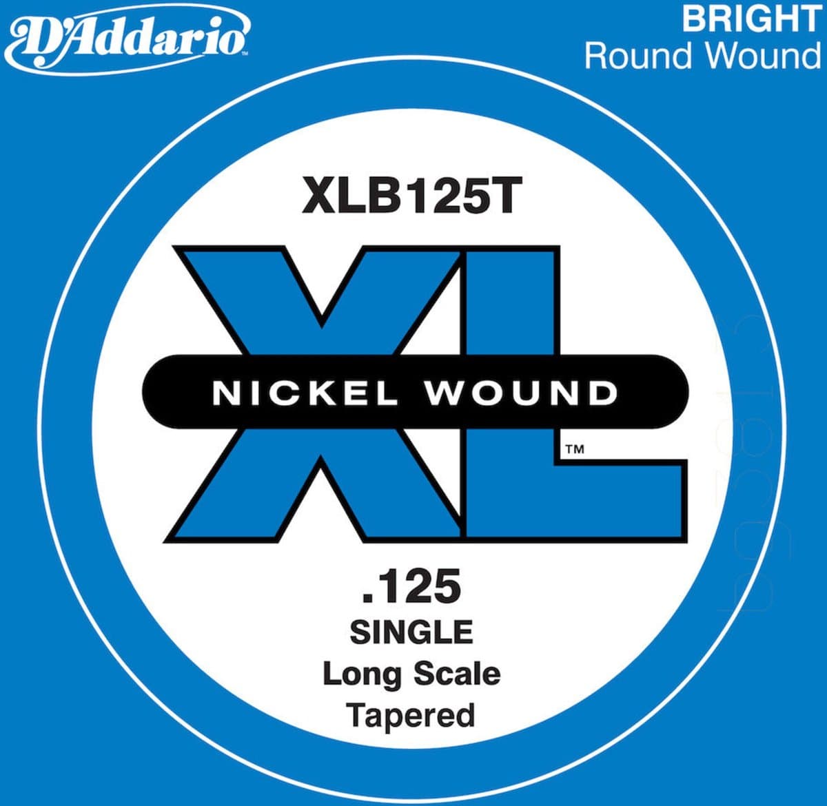 D'Addario XLB125T Bass XL Single String - Enkele basgitaarsnaar