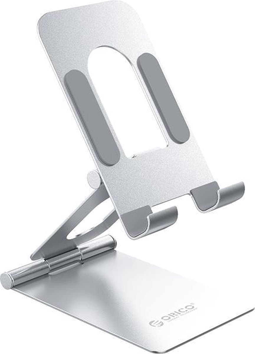 ORICO Telefoonhouder - opvouwbare telefoonstandaard - Aluminium - zilver