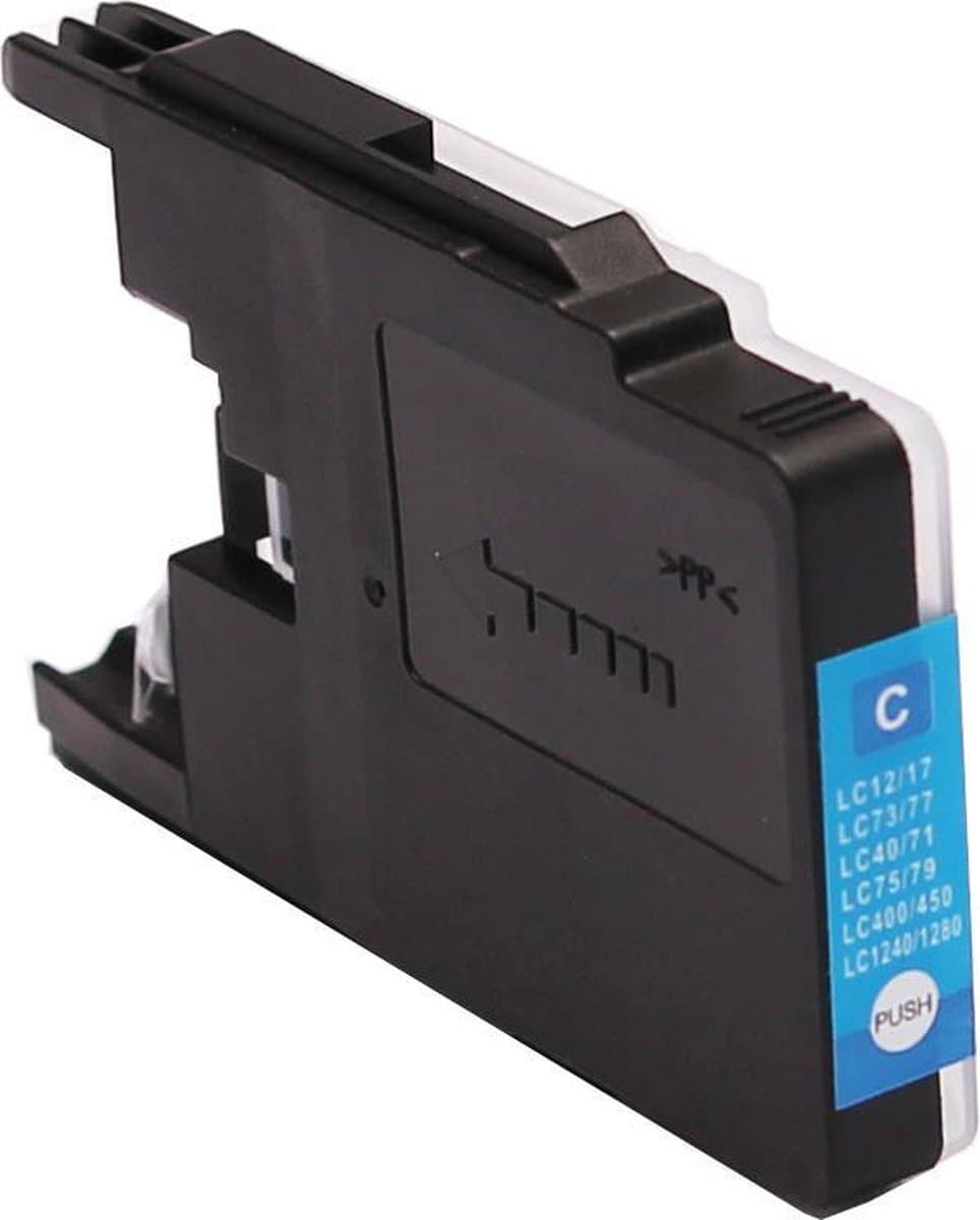 Inkmaster huismerk cartridge  voor Brother LC 1220 LC 1240 LC 1280 C Cyaan Blauw 18ML voor printers: Brother DCP-J525W  Brother DCP-J725DW  Brother DCP-J925DW  Brother MFC-J430W  Brother MFC-J5910DW  Brother MFC-J625DW  Brother MFC-J6510DW