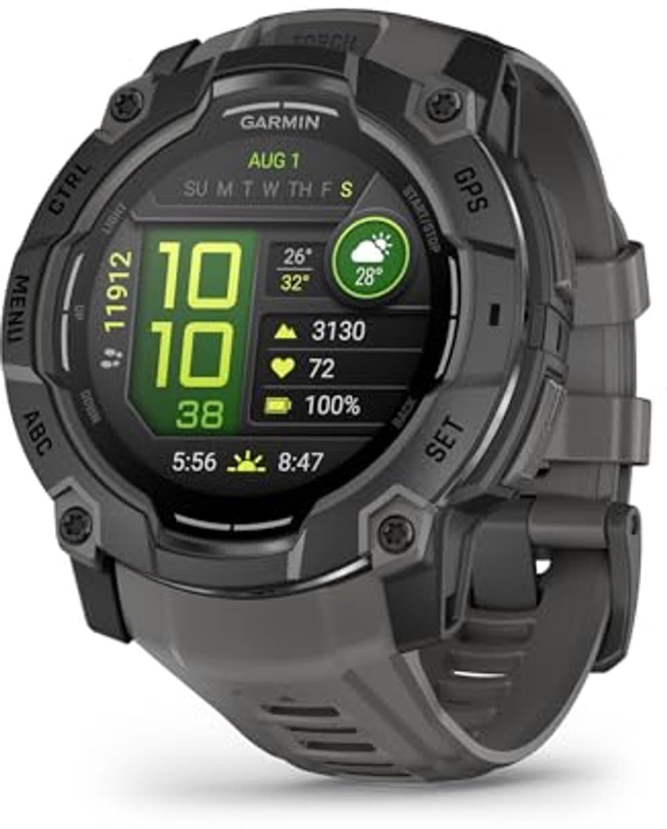 Rugged GPS Smartwatch met 50mm AMOLED Display en 24 Dagen Batterij Levensduur