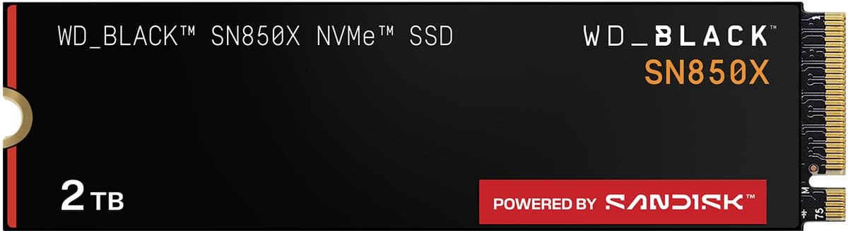 WD Black SN850X 2TB NVMe SSD