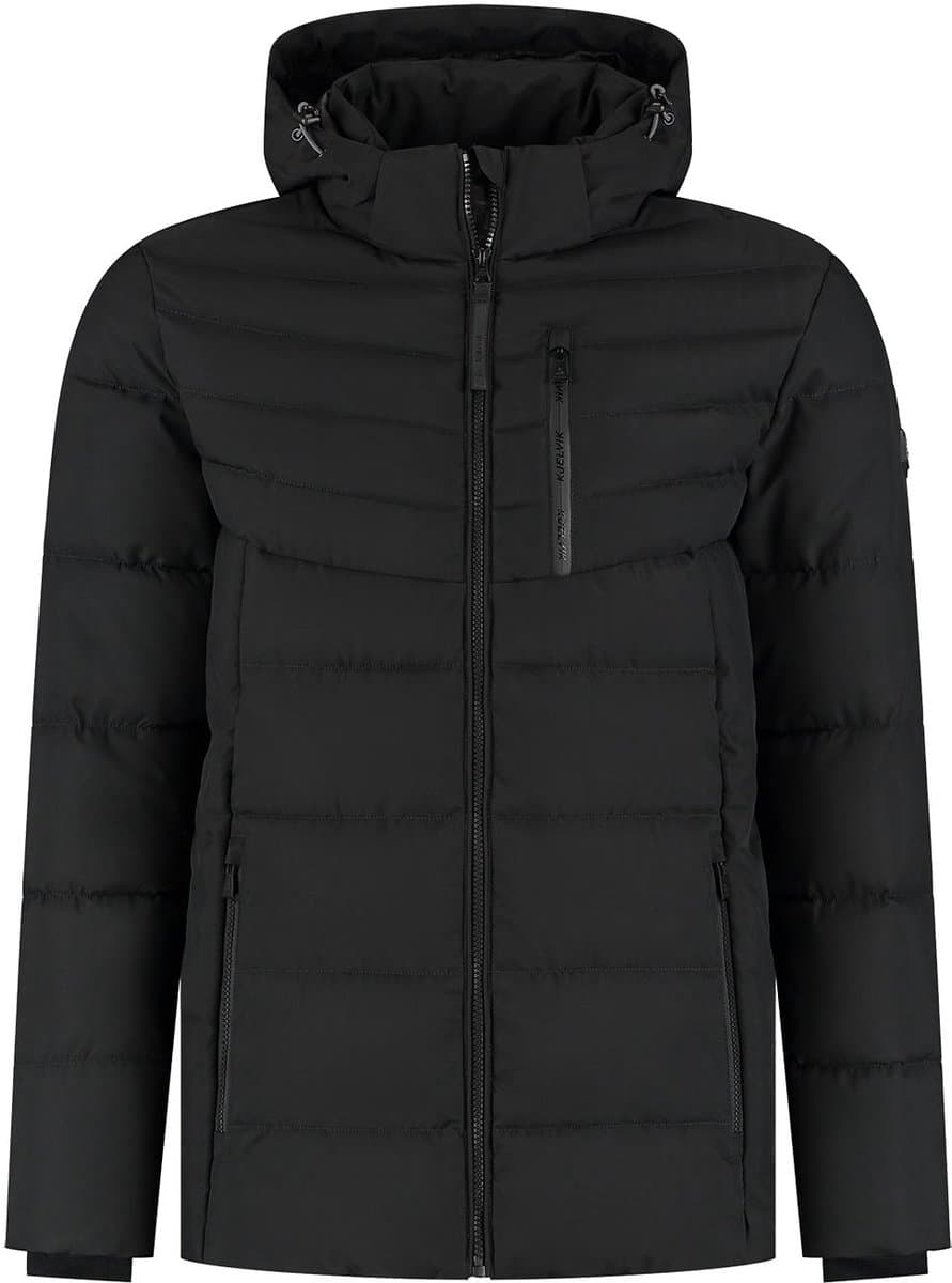 Kjelvik Hesse Heren Outdoorjas - Black