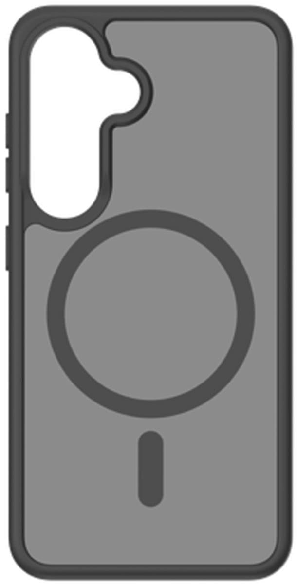 Just in Case Back Cover met Valbescherming Samsung Galaxy S24 Zwart met Magneet