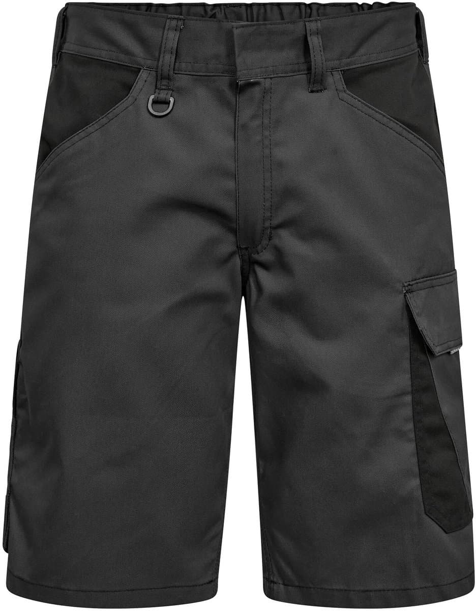 Engel Venture werkshorts met verdekte drukknopen 6519-154 - Anthracite Grey / Black - 42
