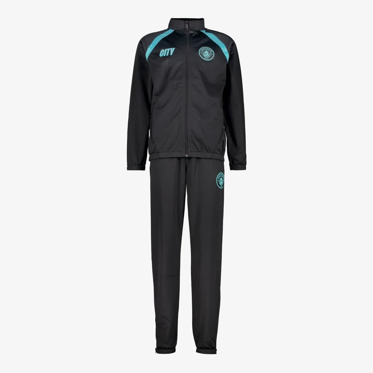 Manchester City kinder trainingspak donkerblauw - Maat 158/164
