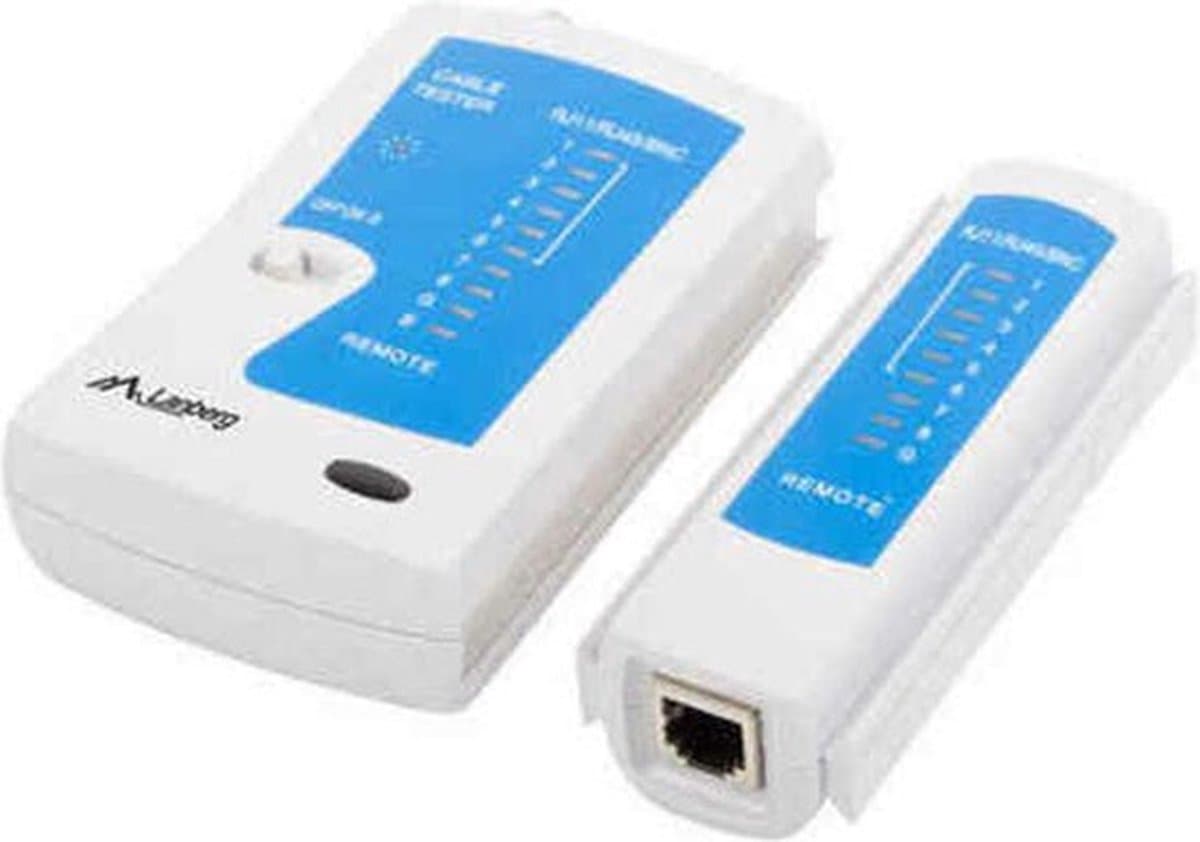 Lanberg Kabeltester Voor Rj45 Rj12 Rj11 Coaxiale Sneldiagnose