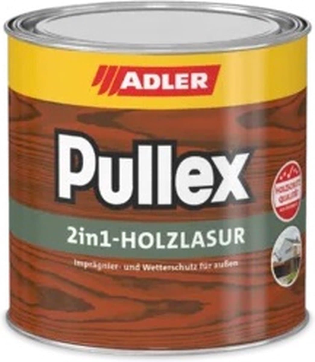 Adler Pullex 2in1 Holzlasur Mat impregnering en weersbescherming in één transparant 750ml