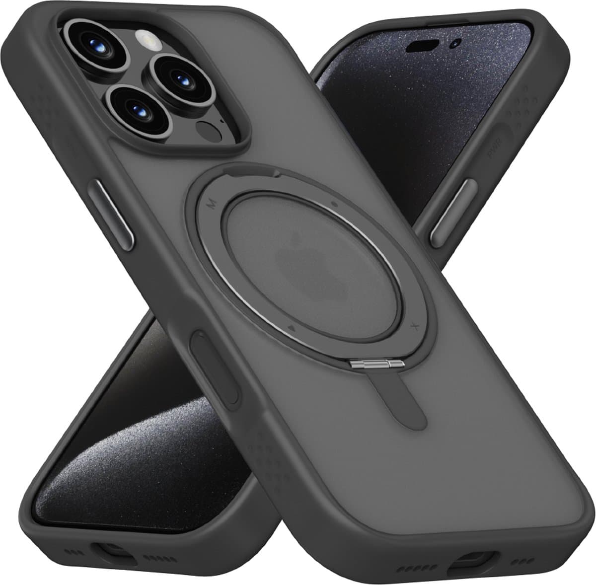 Momax CaseFORM Roller Magnetic Case Black iPhone 16 Pro