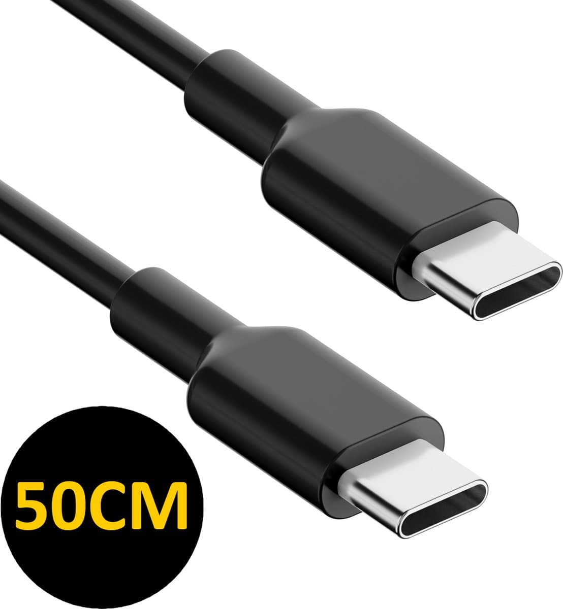 ThunderGold USB C kabel 50 cm 60W - USB C naar USB C - USB-C kabels - USB C kabel naar USB C - Oplaadkabel USB C - USBC kabel - Universeel - Extra kort