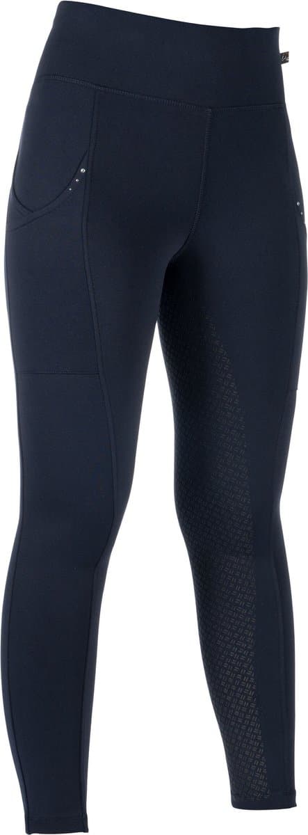 Winter rijlegging Cosy II donkerblauw met siliconen zitvlak fleece gevoerd maat 158/164