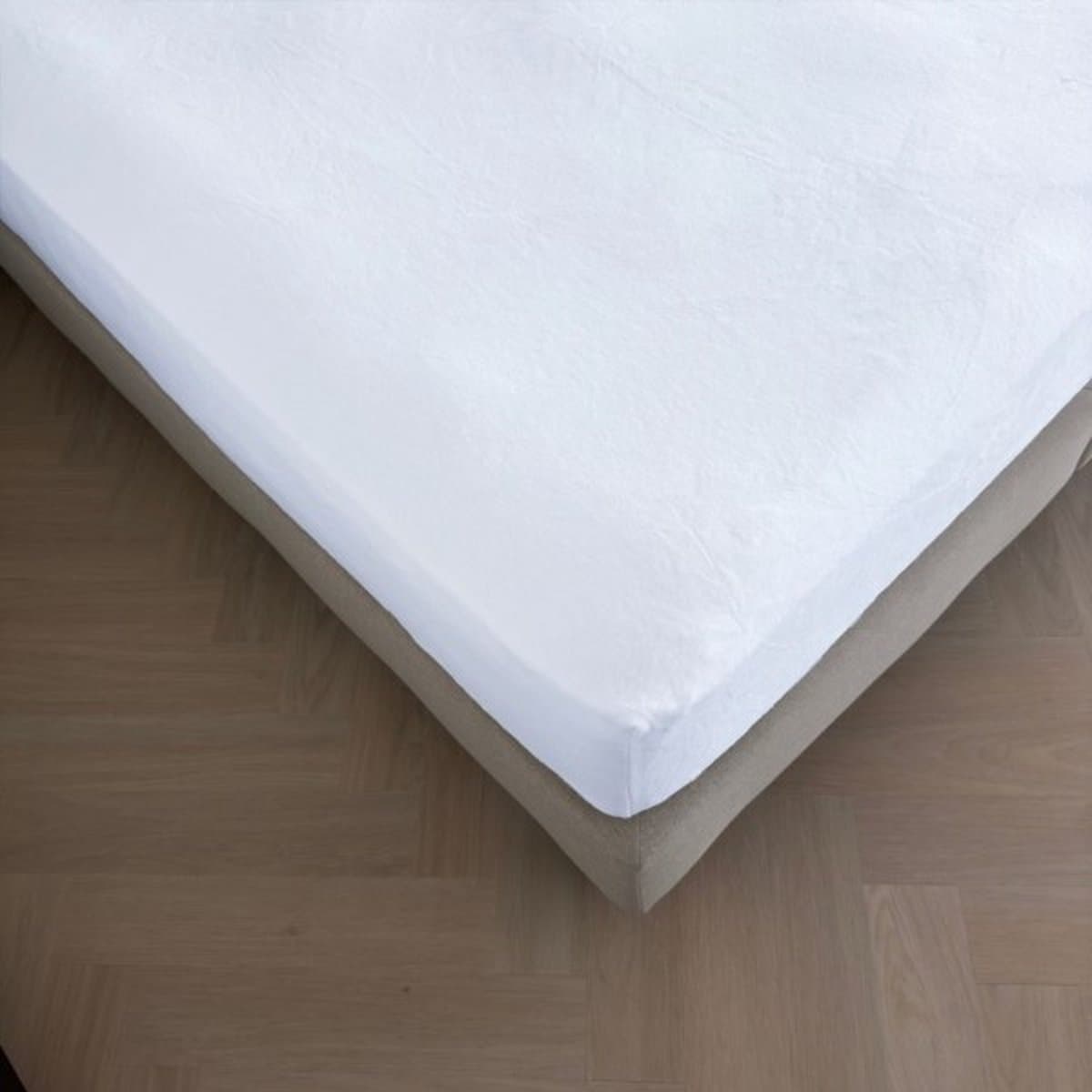Kayori Saiko - Molton Splittopper Hoeslaken - 140-160/200-220-Wit