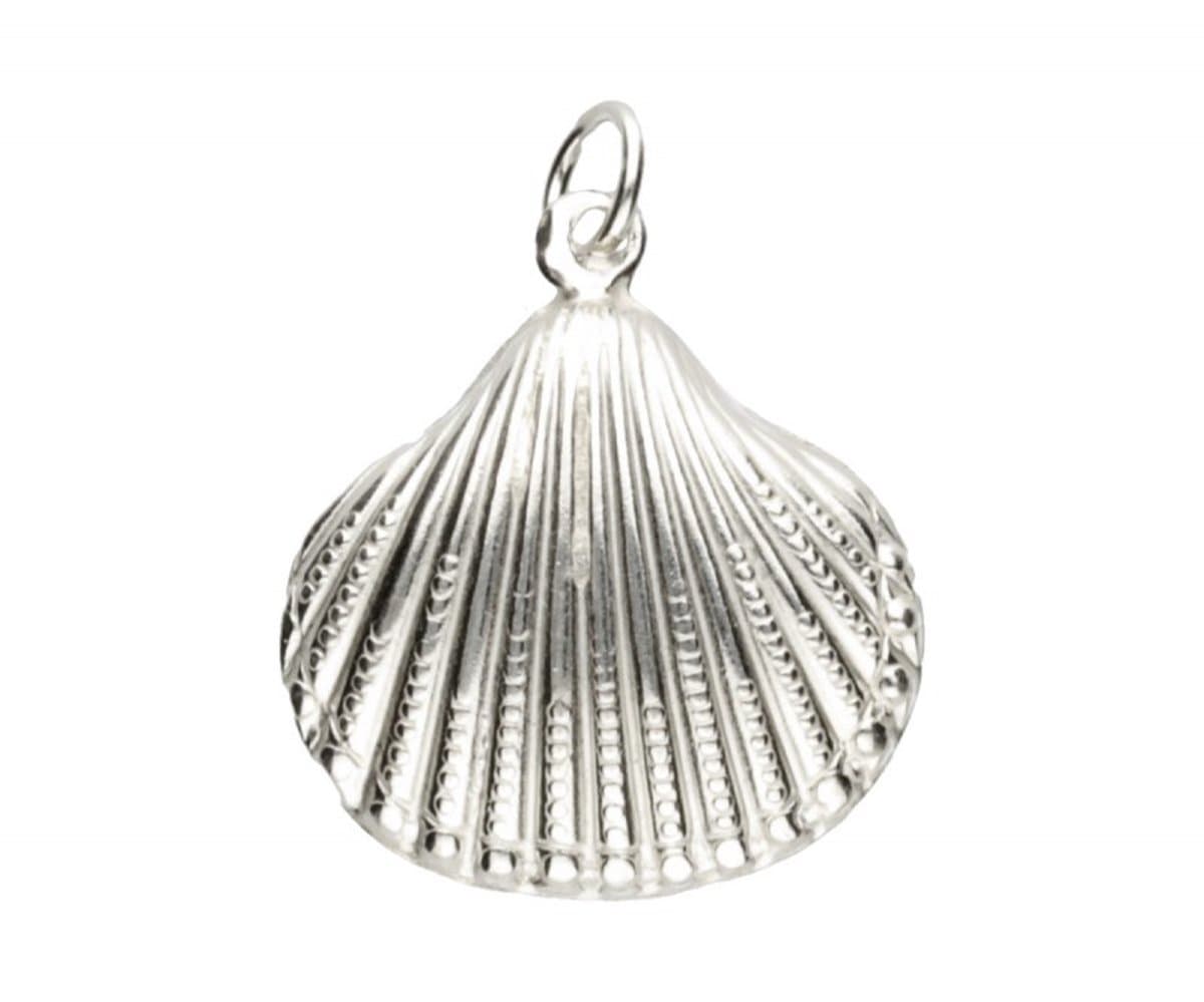 Zilveren Schelp kettinghanger