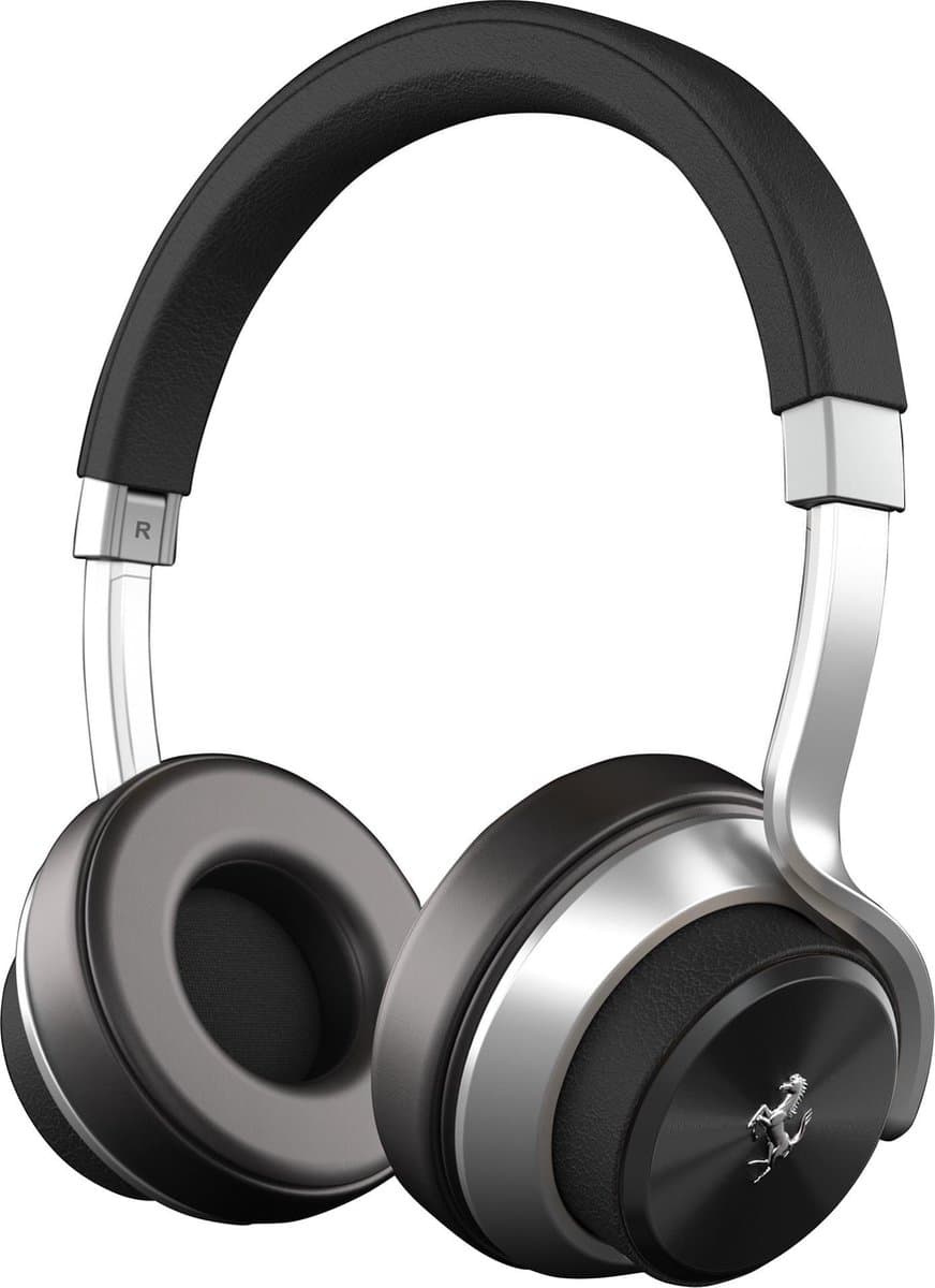 Logic3 Ferrari Cavallino T250 On-Ear Headphones Zwart PC + Mac + Mobile