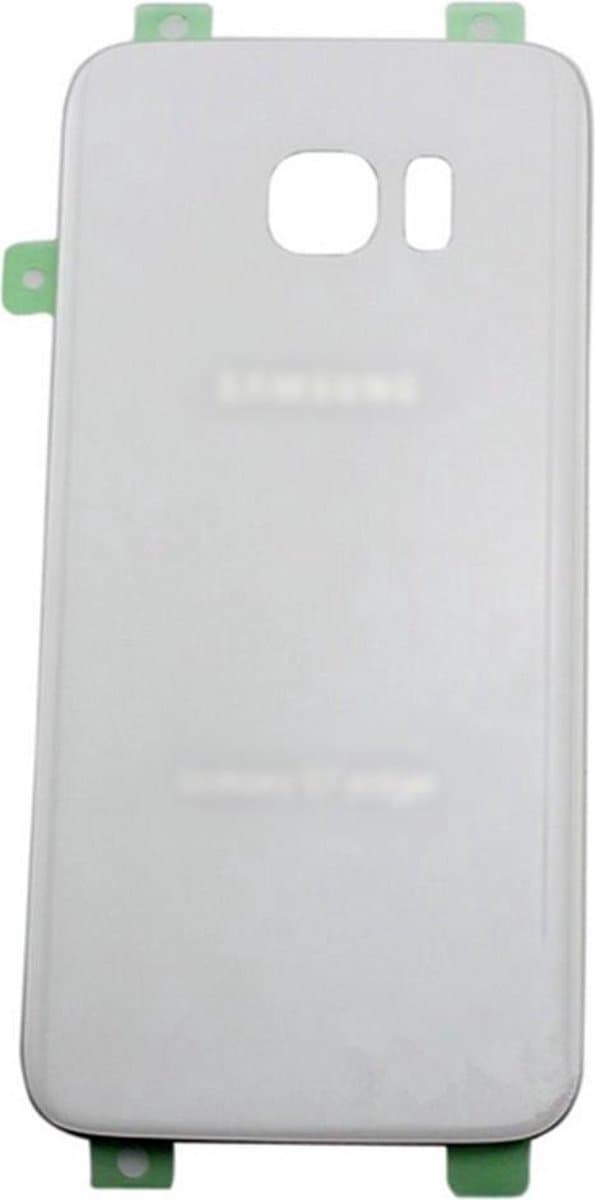 Samsung Galaxy S6 Edge Batterij Cover + camera lens cover - Wit  - originele kwaliteit