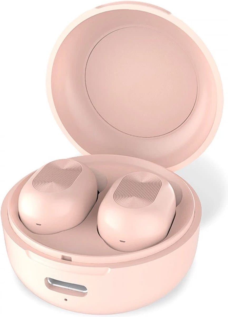 Fontastic 260629 Draadloze Oordopjes - In-ear - Met Oplaaddoos - Roze